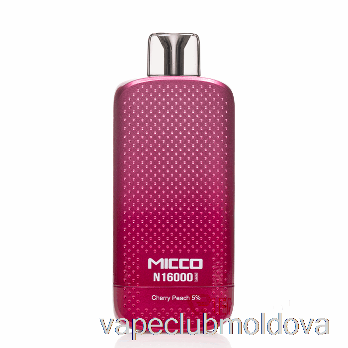 Vape Mod Horizontech Micco N16000 De Unică Folosință Cherry Piersic